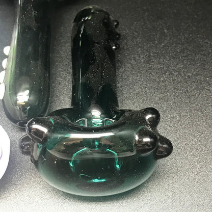 The Gurk Monster Glass Solid Colro Big Bowl Dot Pipe SALE