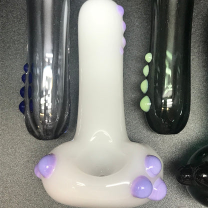 The Gurk Monster Glass Solid Colro Big Bowl Dot Pipe SALE