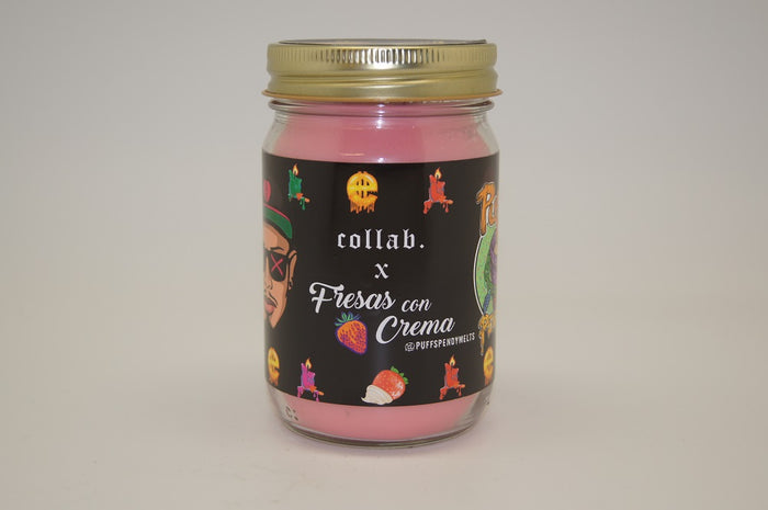 The ORIGINAL Puffs Pendy Melts Candle - Fresas Con Crema