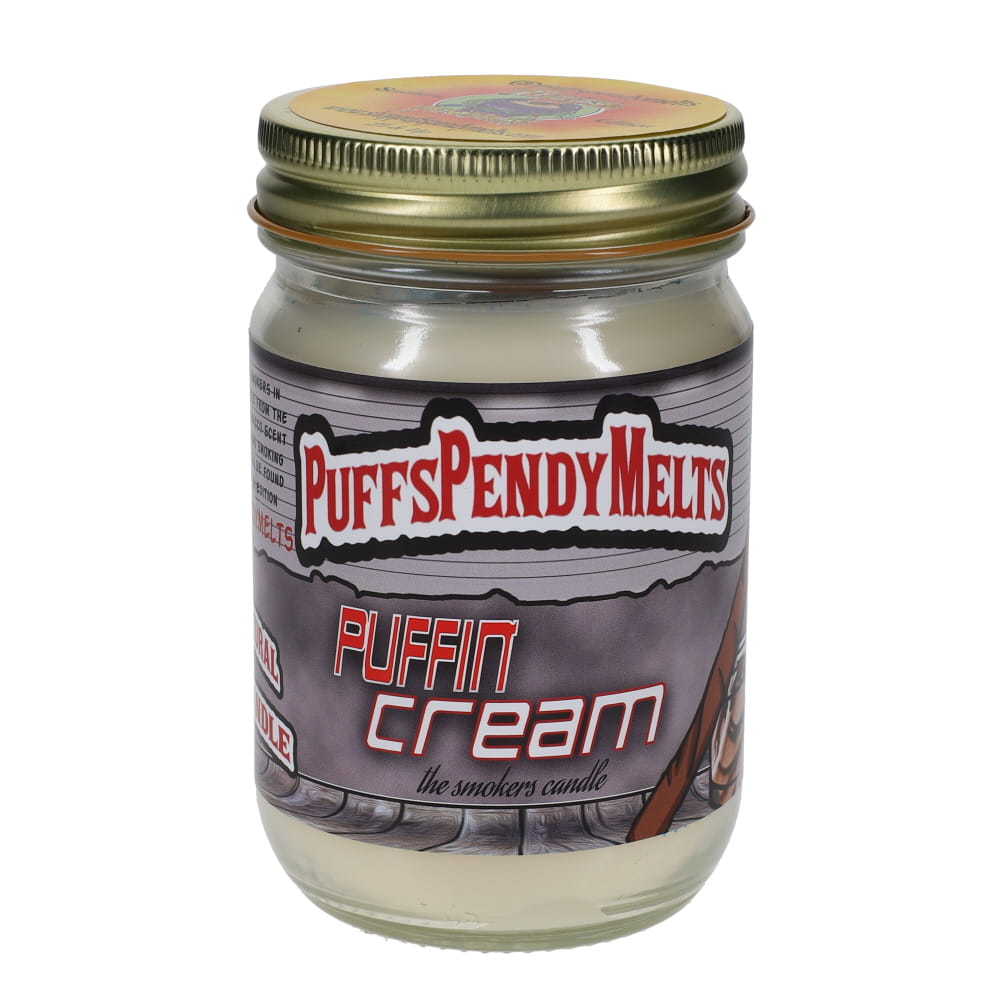 The ORIGINAL Puffs Pendy Melts Candle - Smokers Edition Puffin Cream SALE