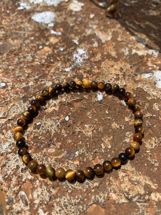 Tiger Eye Bracelet - 4mm