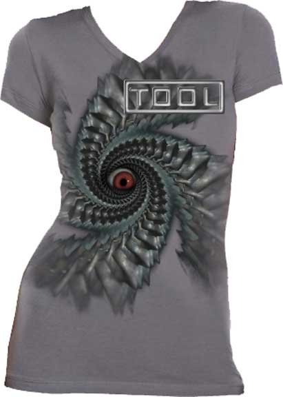 Tool Spiral Tissue Ladies T-Shirt