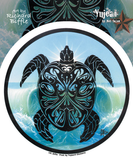 Tribal Sea Turtle Sticker