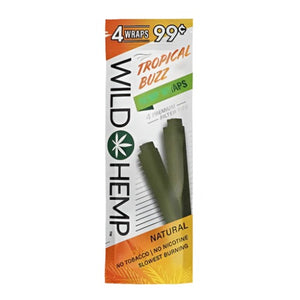 Wild Hemp Wraps 4 pack - Tropical Buzz