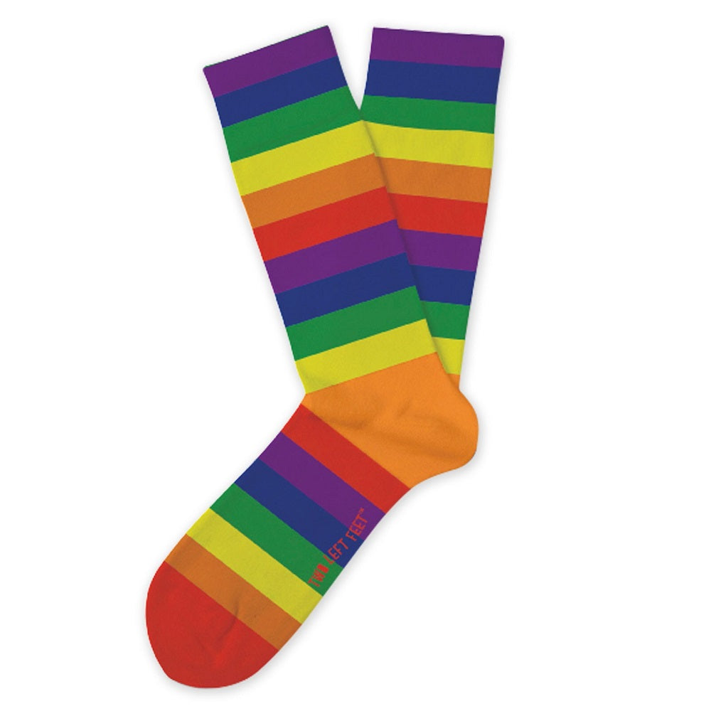 Two Left Feet Socks - Color Me Rainbow