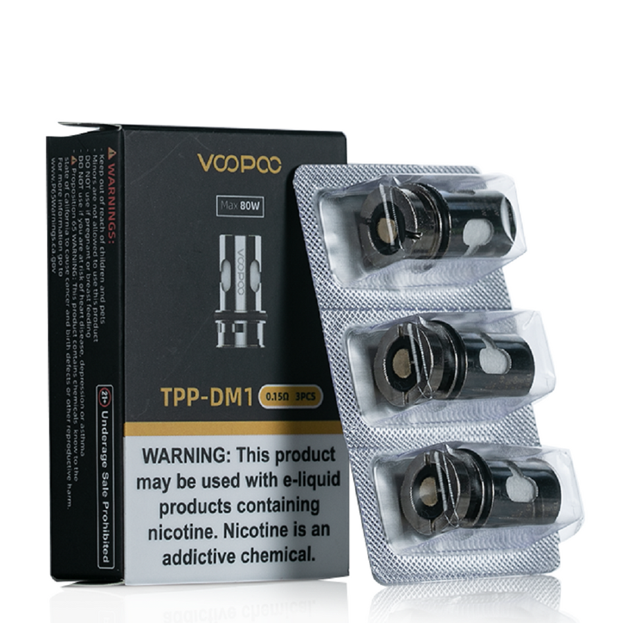 VooPoo TPP DM1 0.15ohm Replacement Coils - 3 Pack SALE