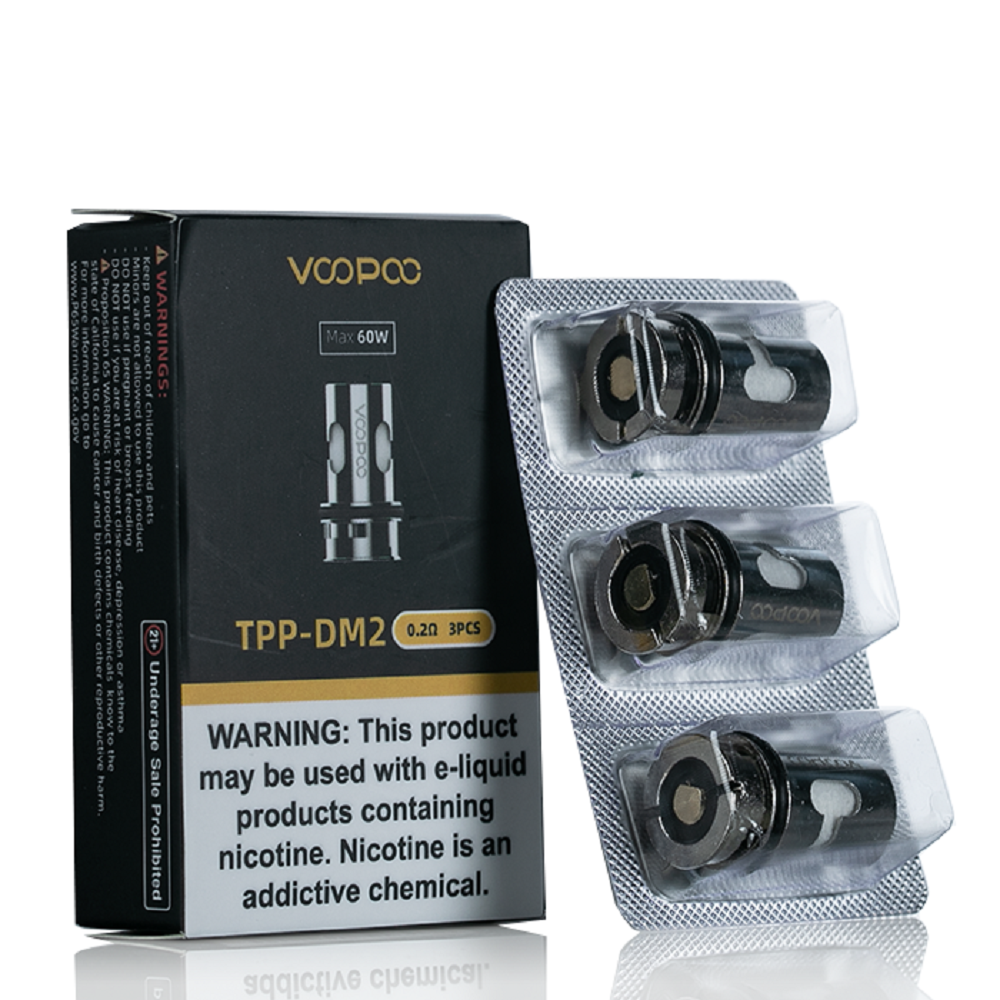 VooPoo TPP DM2 0.2ohm Replacement Coils - 3 Pack SALE