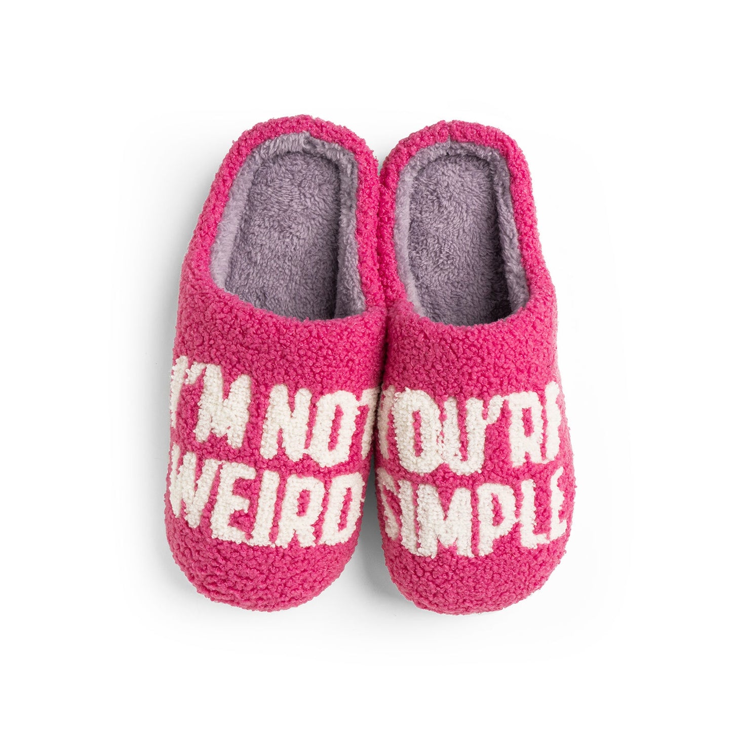 Two Left Feet I'm Not Weird Large Slipper Slides – Small
