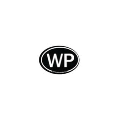 Widespread Panic Black Logo Oval Sticker