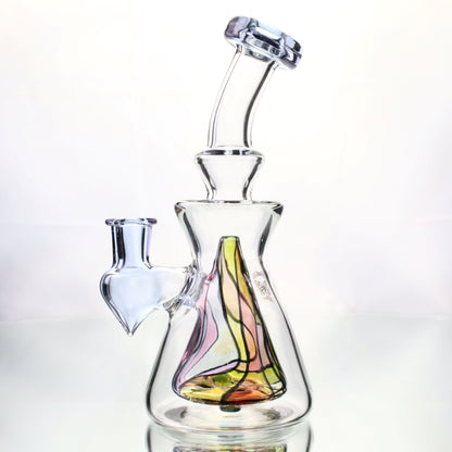 Windstar Glass Purple Paisley Bubble Rig / Purple