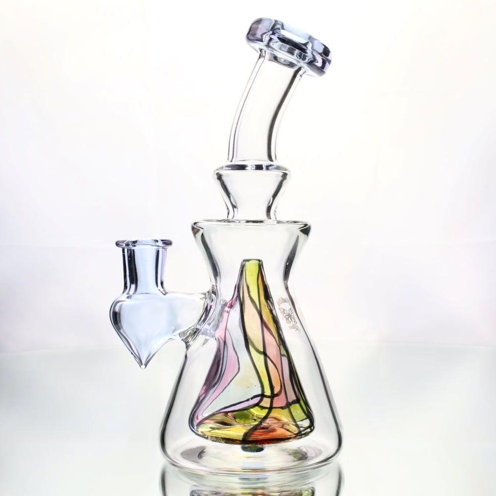 Windstar Glass Purple Paisley Bubble Rig