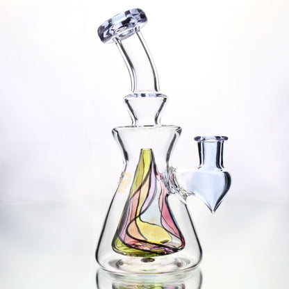 Windstar Glass Purple Paisley Bubble Rig / Purple