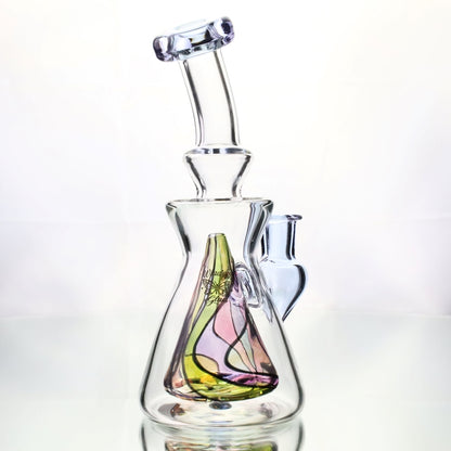 Windstar Glass Purple Paisley Bubble Rig / Purple