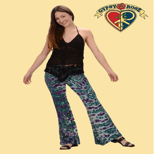 Wish Upon A Shooting Star Tie Dyed Yoga Pants