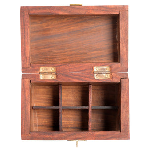 Wooden Box Essential Oil Organizer
