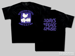 Woodstock '69 Black T-Shirt