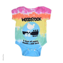 Woodstock Banded Tie Dye Onesie