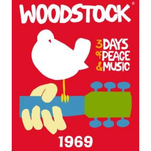 Woodstock Poster 1969 Throw Fleece Blanket