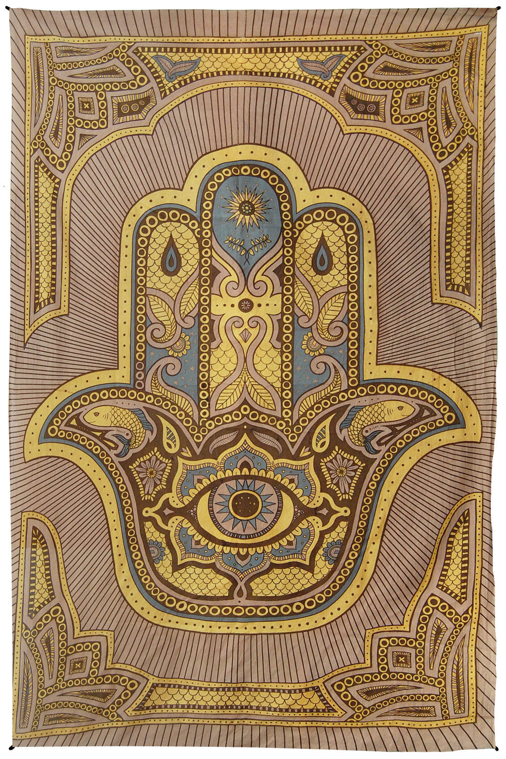 Zest For Life Hamsa Hand Tapestry