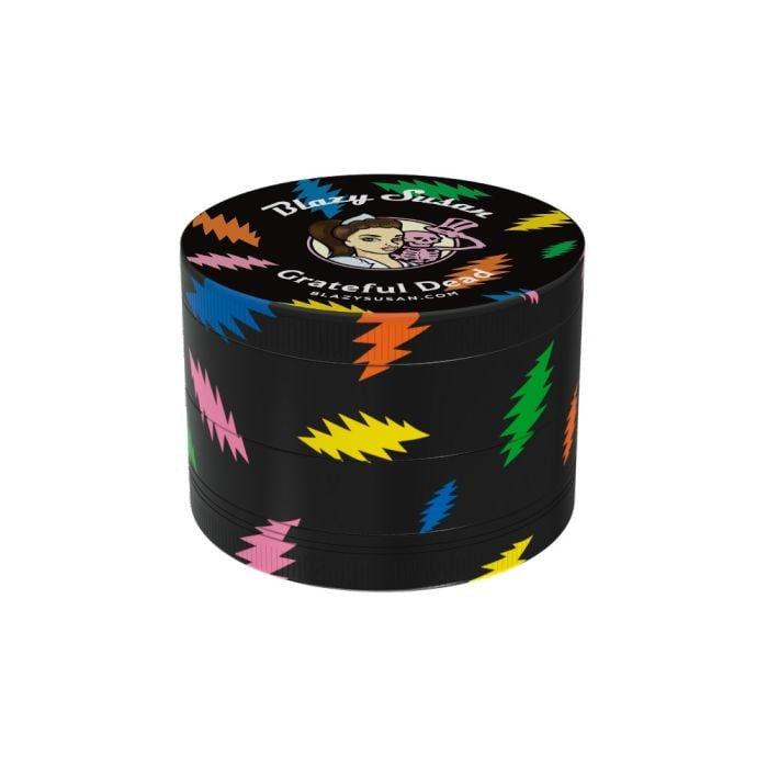 Blazy Susan x Grateful Dead 4 Piece Grinder - Rainbow Bolts SALE