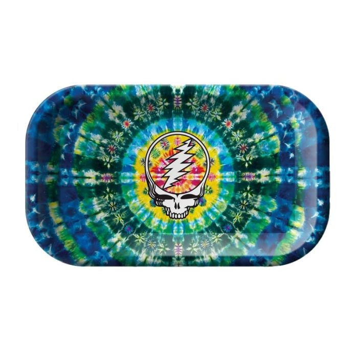 Blazy Susan x Grateful Dead Rolling Tray - Tie Dye Steal Your Face