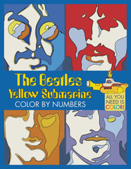 The Beatles Yellow Submarine Color By Numbers Coloring Book